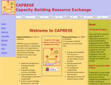 Tablet Screenshot of caprese.org